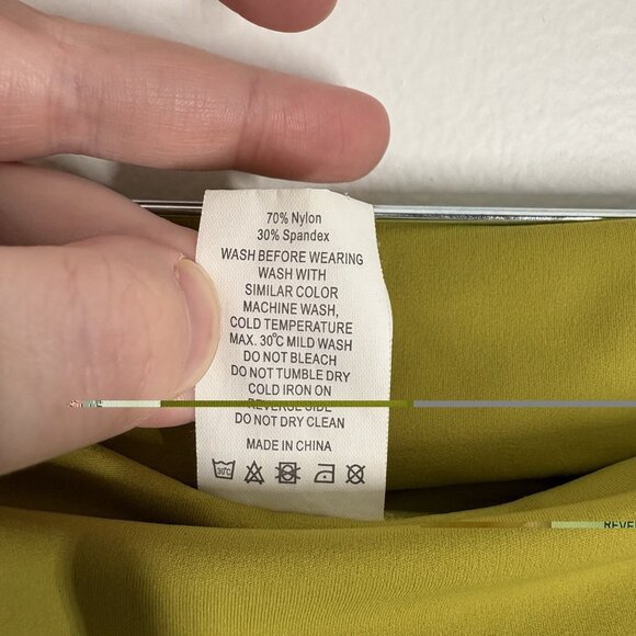 Zyia Active Women Size 4 Pistachio Stretch Hi-Rise Luxe 7/8 Tight Leggings - Picture 10 of 10